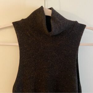 Sleeveless Turtleneck Dress